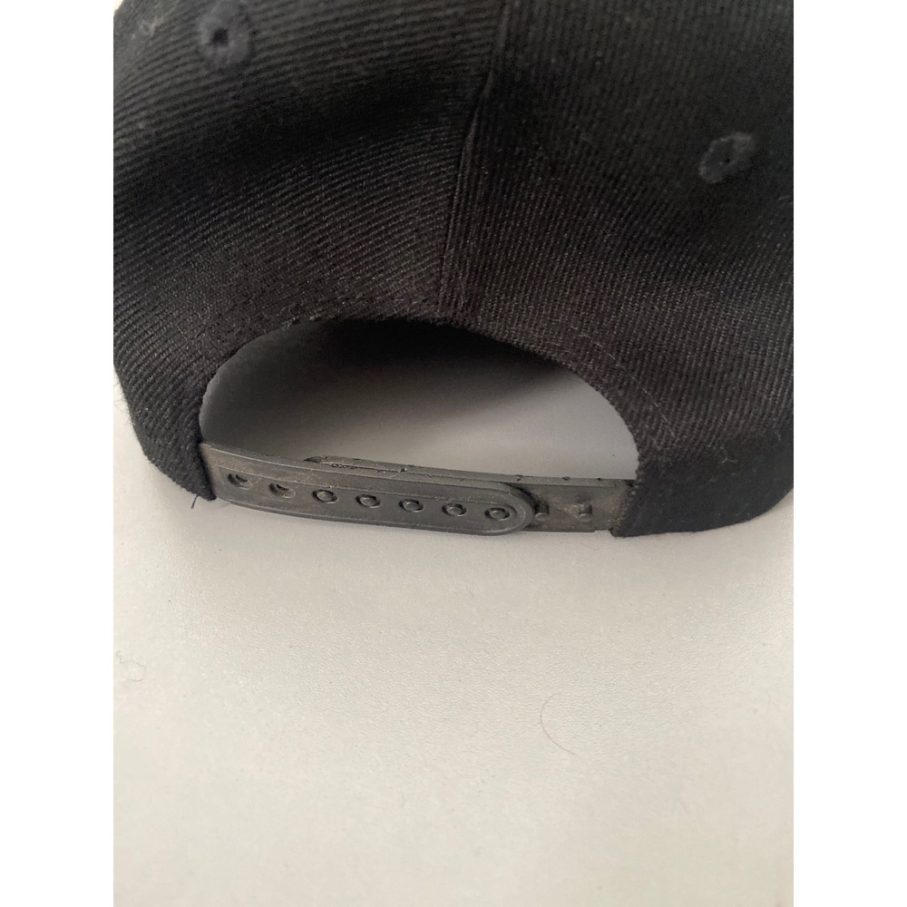 Chicago Bears NFL Black Snapback Baseball Cap Adjustable Orange C Logo - Picture 2 of 4